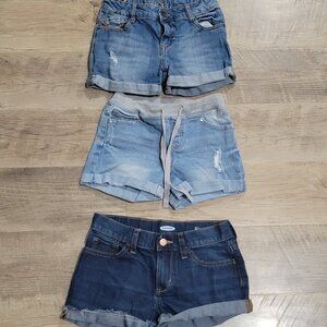 Girl's Bundle of 3 Jean Shorts